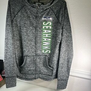 Excellent condition Seahawks zip up fitted size medium